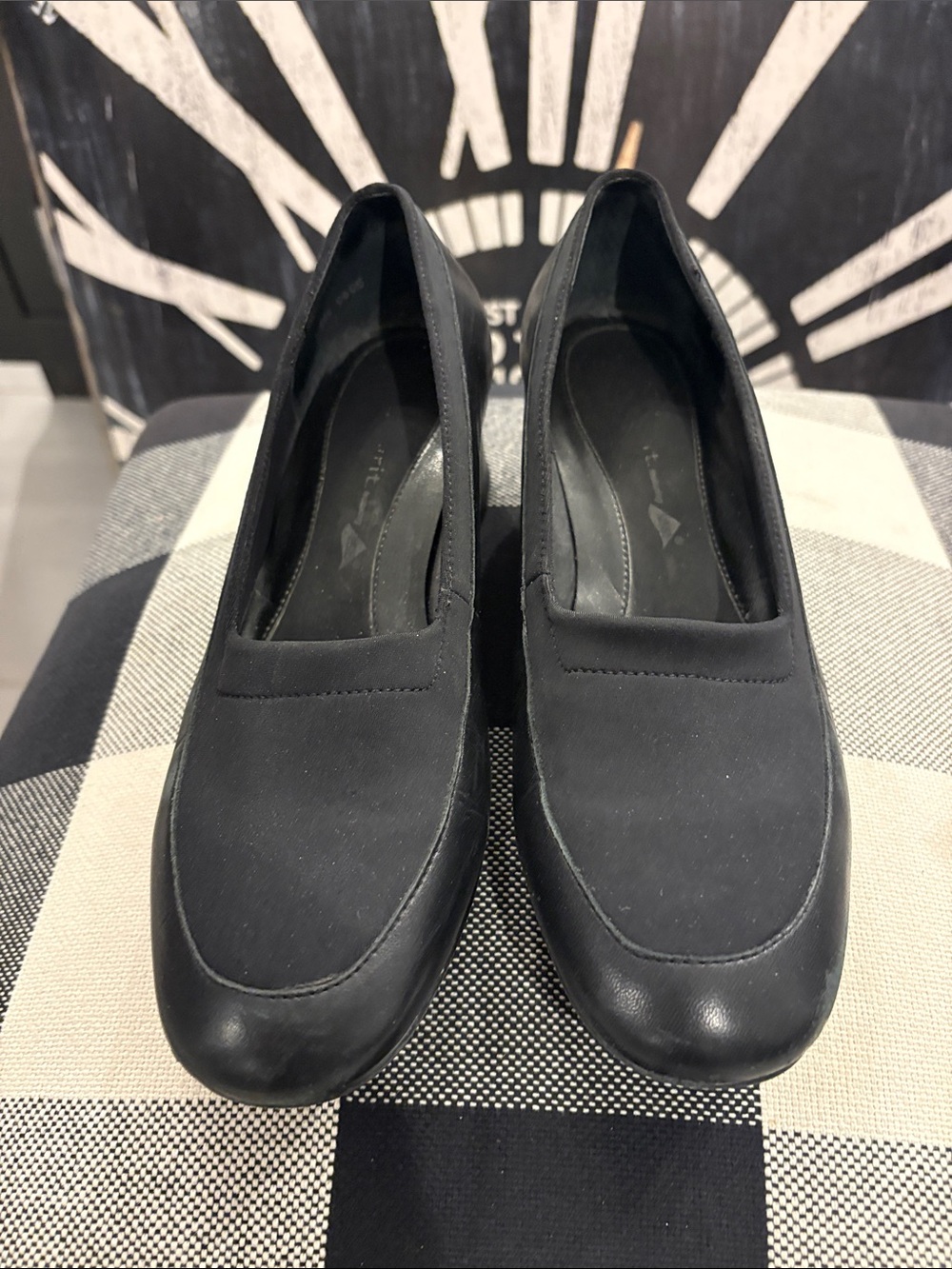 Easy Spirit Black Slip-On Loafer Flats